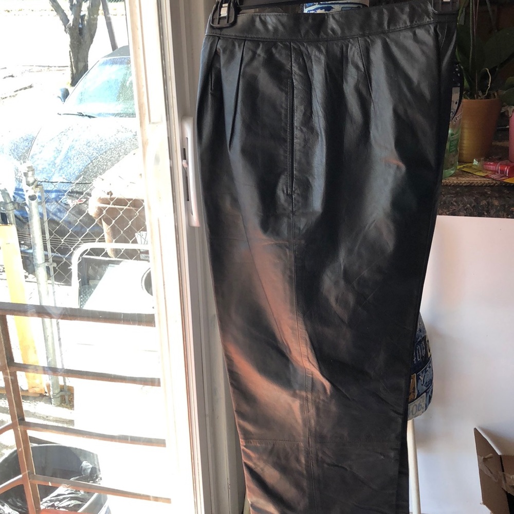 West Bay Soft Leather Pants